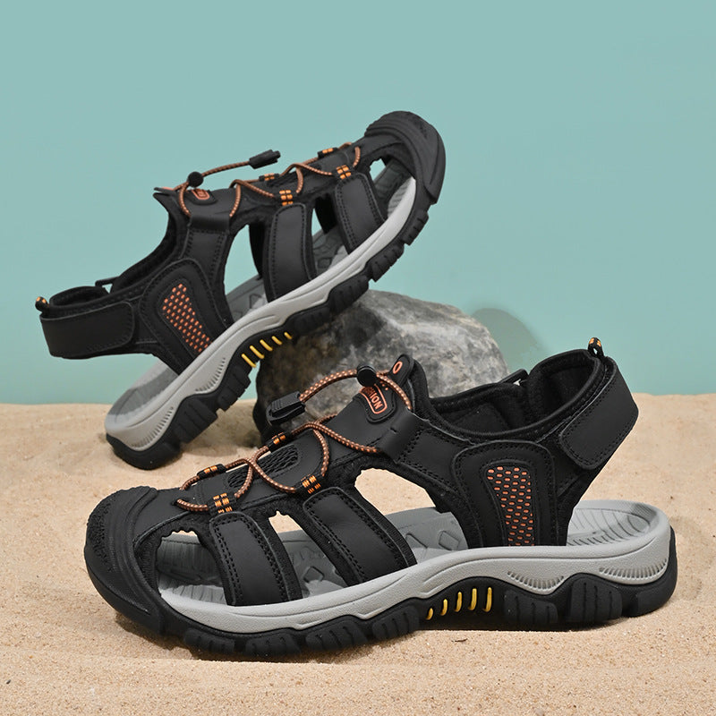 Damen Sportliche Outdoor-Sandalen mit schnellschnürbarem System und stabiler Sohle R&B
