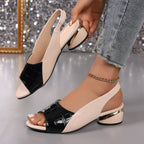Damen Sling-Pumps mit elegantem Metallic-Detail R&B