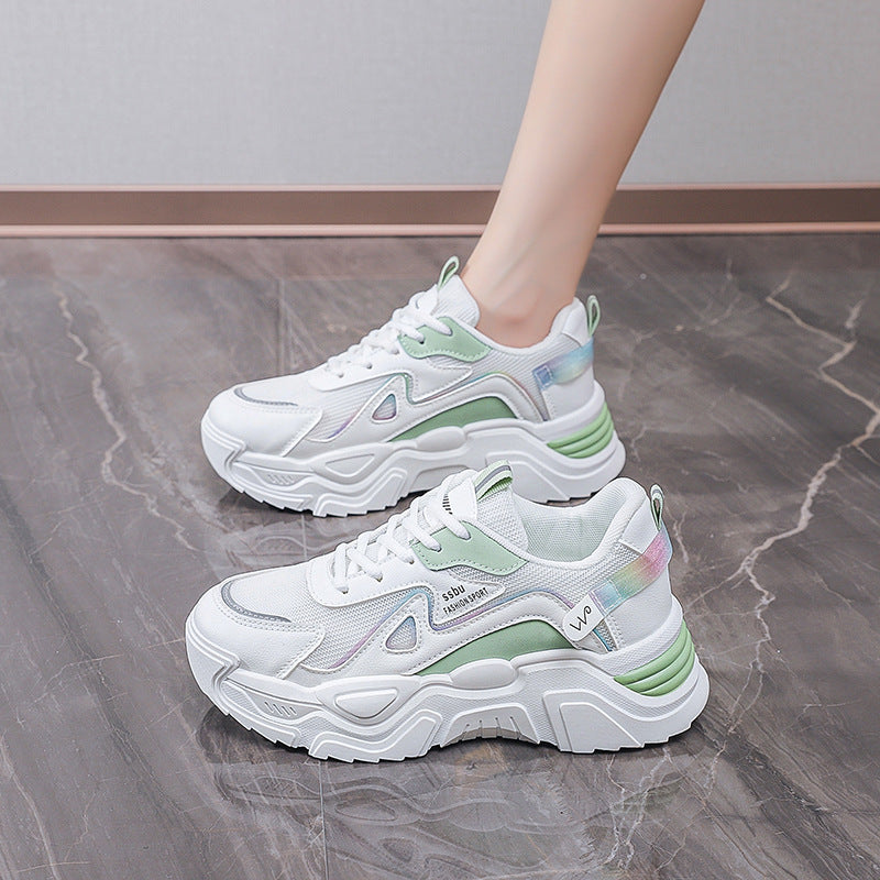 Damen Sportliche Sneaker mit atmungsaktiver Mesh-Oberfläche und ergonomischer Dämpfung R&B