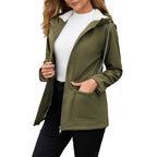 Damen Funktionale Winterjacke mit Fleece-Futter und Kapuze R&B