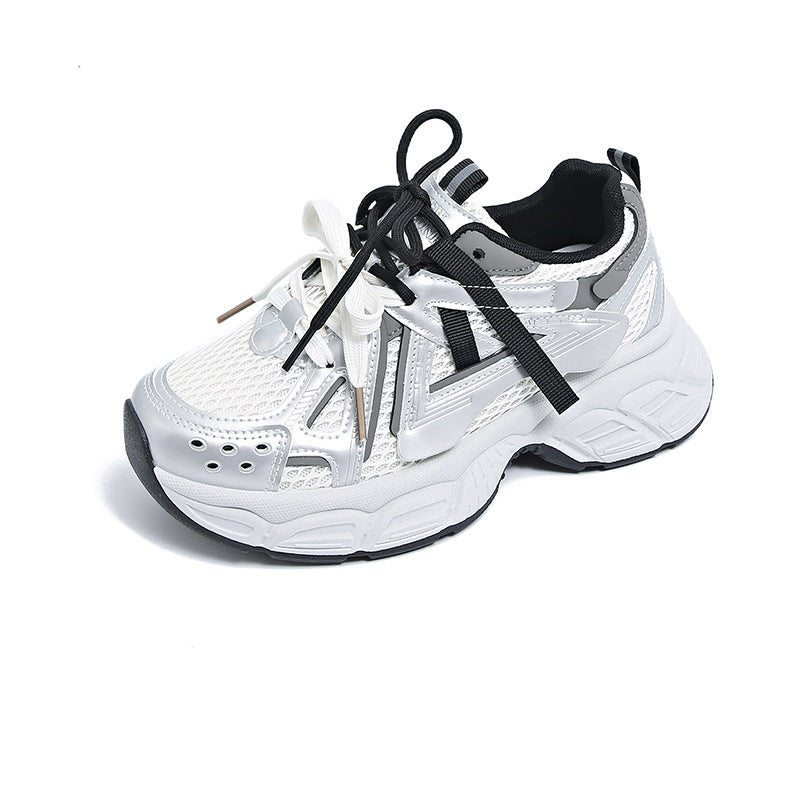 Damen Sportliche Sneakers mit atmungsaktiver Oberflächenstruktur und rutschfestem Sohlenprofil R&B