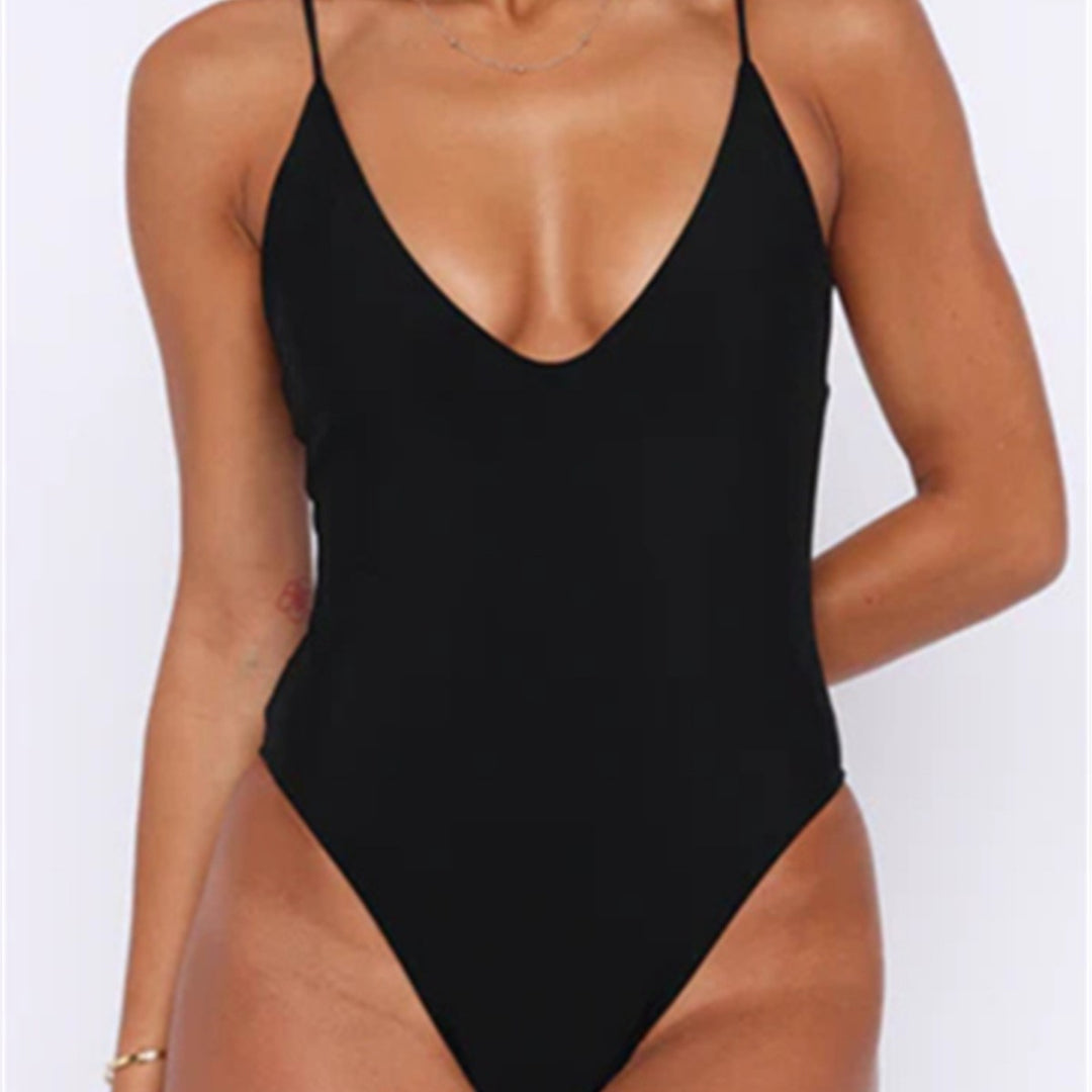 Damen Eleganter Einteiler Badeanzug R&B