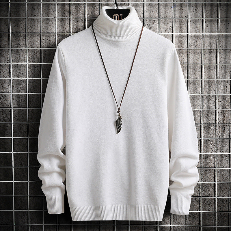 Herren bequemer Rollkragenpullover R&B