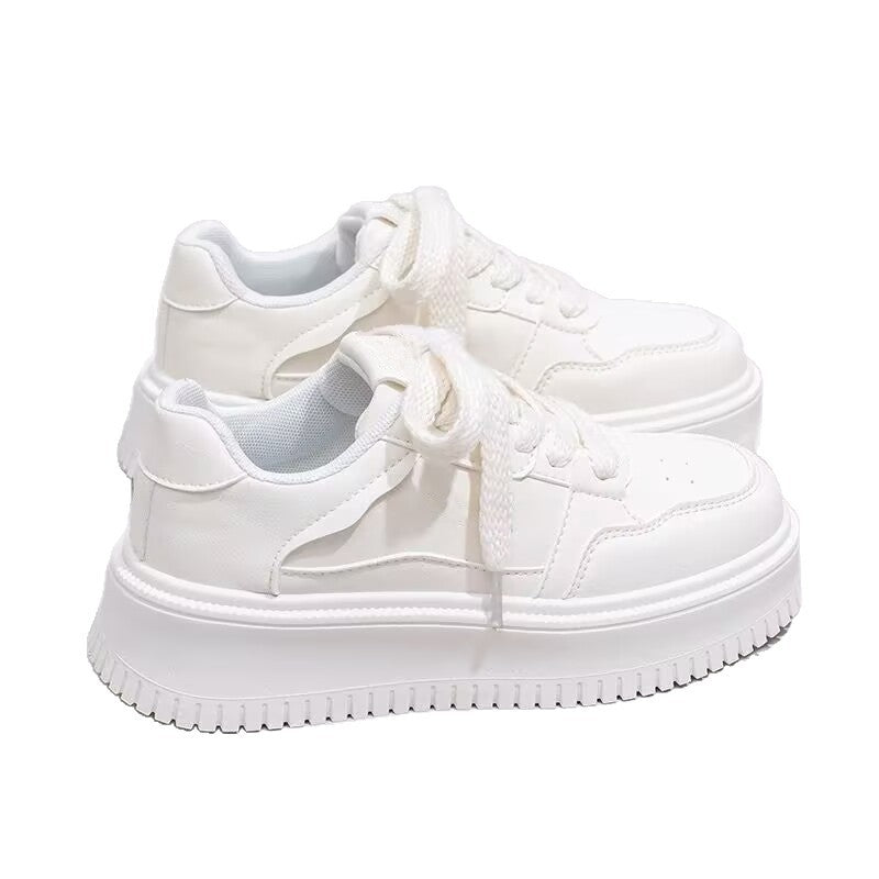 Damen Sportliche Sneakers mit dicker Laufsohle und atmungsaktiver Fütterung R&B