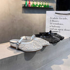 Damen Glamouröse Clogs mit Strassverzierungen R&B