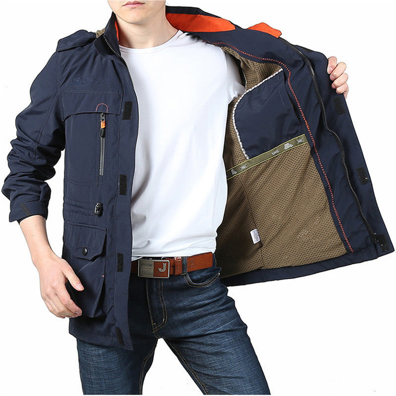 Herren funktionale Multifunktionsjacke R&B