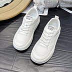 Damen Sportliche Sneakers mit hohem Plateau und atmungsaktiver Oberfläche