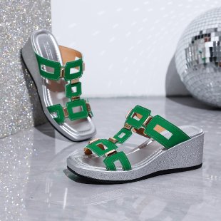 Damen Wedge-Sandalen mit elegantem Riemendesign R&B