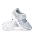 Damen Sportliche Gesundheits-Sneaker mit atmungsaktivem Obermaterial und verstellbarem Klettverschluss R&B