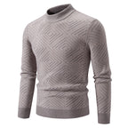 Herren eleganter Pullover mit Strukturmuster R&B