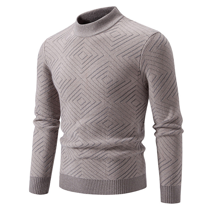Herren eleganter Pullover mit Strukturmuster R&B