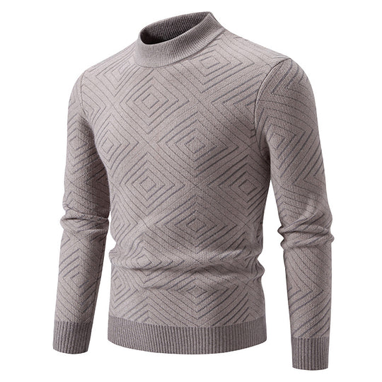 Herren eleganter Pullover mit Strukturmuster R&B
