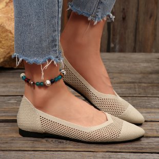 Damen Ballerinas mit luftiger Netzstrukturoberfläche R&B