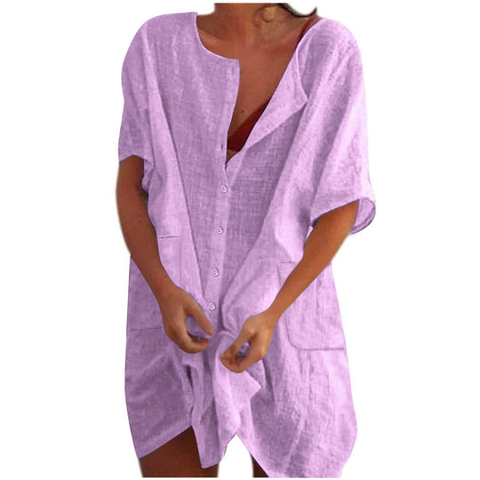 Damen lässiges Strandkleid R&B