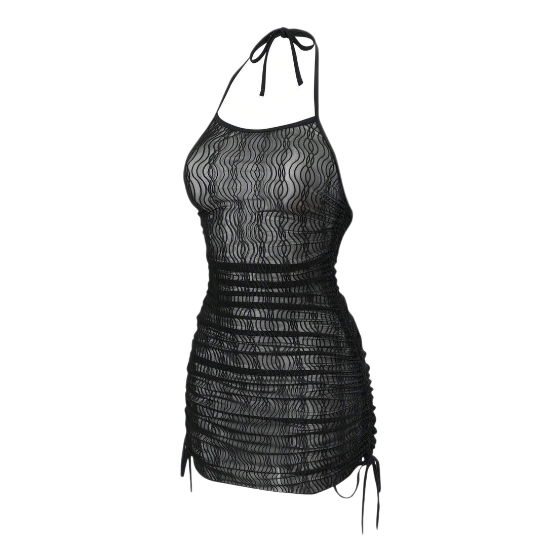 Damen Strandkleid mit eleganter Wellenstruktur R&B