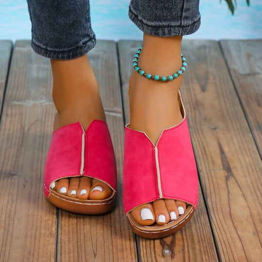 Damen Komfortable Slip-On Sandalen R&B