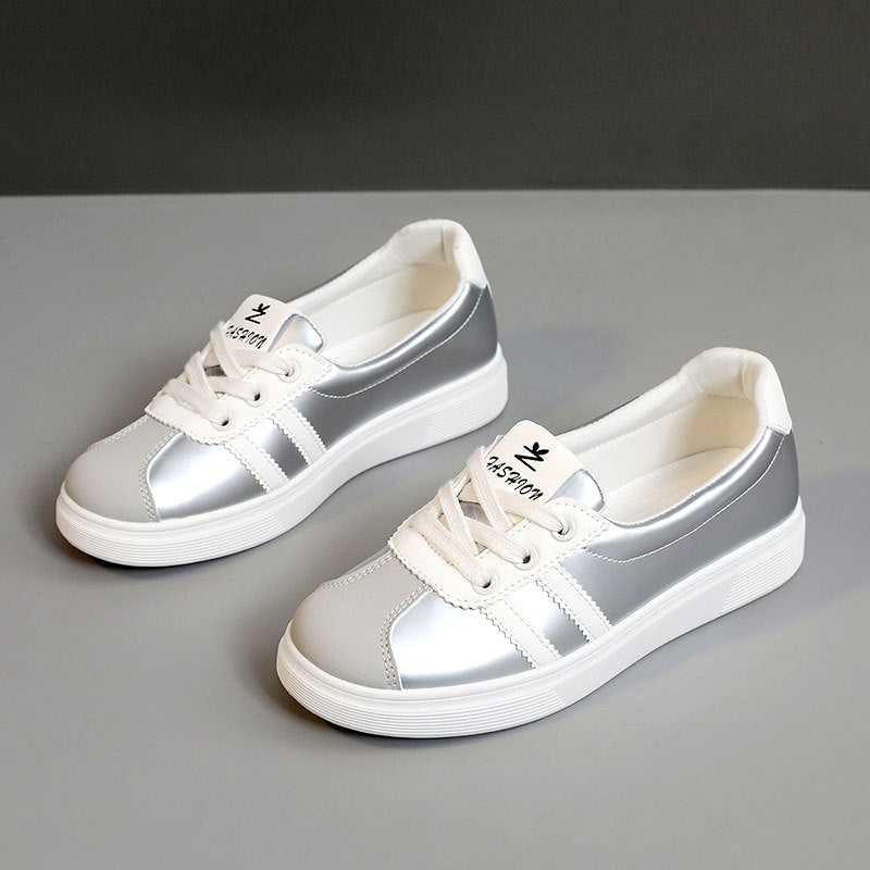 Damen Sportliche Sneakers mit metallischen Akzenten und komfortabler Dämpfung R&B