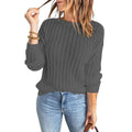 Damen Strickpullover mit feinem Lochmuster und lässigem Schnitt R&B
