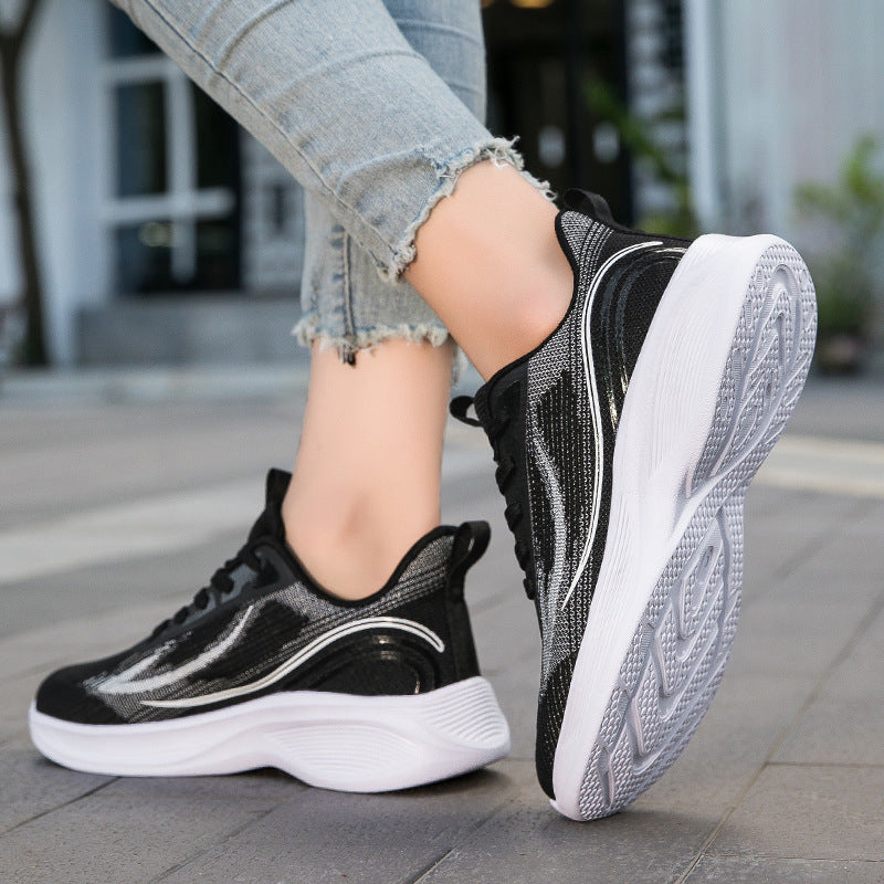 Damen Sportliche Laufschuhe mit atmungsaktiver Mesh-Oberfläche und dämpfender Sohle