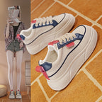 Damen Plateausneaker mit modischem Design und dämpfender Sohle R&B