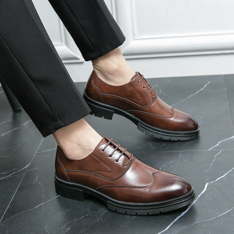 Damen Elegante Schnürschuhe mit hochwertigem Leder und rutschfester Sohle R&B