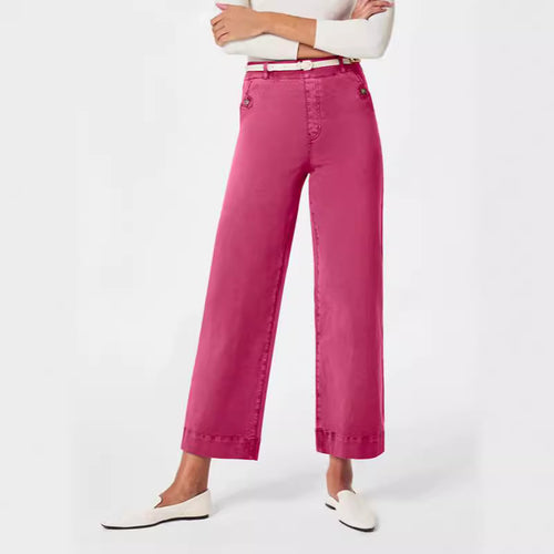 Damen Weitgeschnittene Stoffhose mit eleganten Details R&B