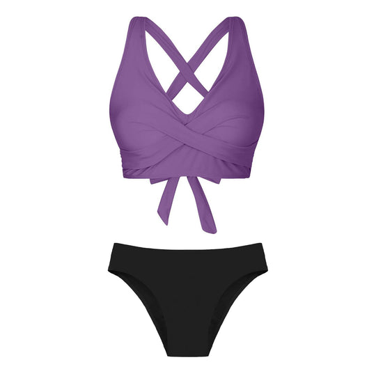 Damen Zweiteiliger Badeanzug mit floralem Design R&B