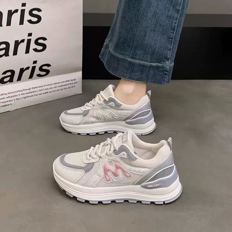 Damen Komfortable Sneaker mit atmungsaktivem Mesh-Obermaterial und stoßdämpfender Sohle R&B