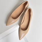 Damen elegante spitz zulaufende Ballerinas mit weichem Fußbett