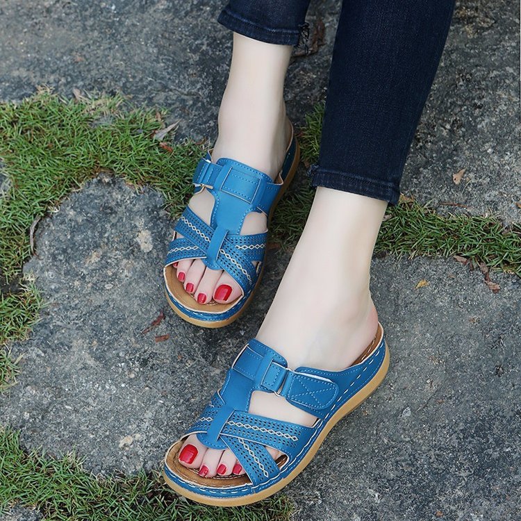 Damen Komfortable Clogs mit luftiger Perforation und ergonomischem Fußbett R&B