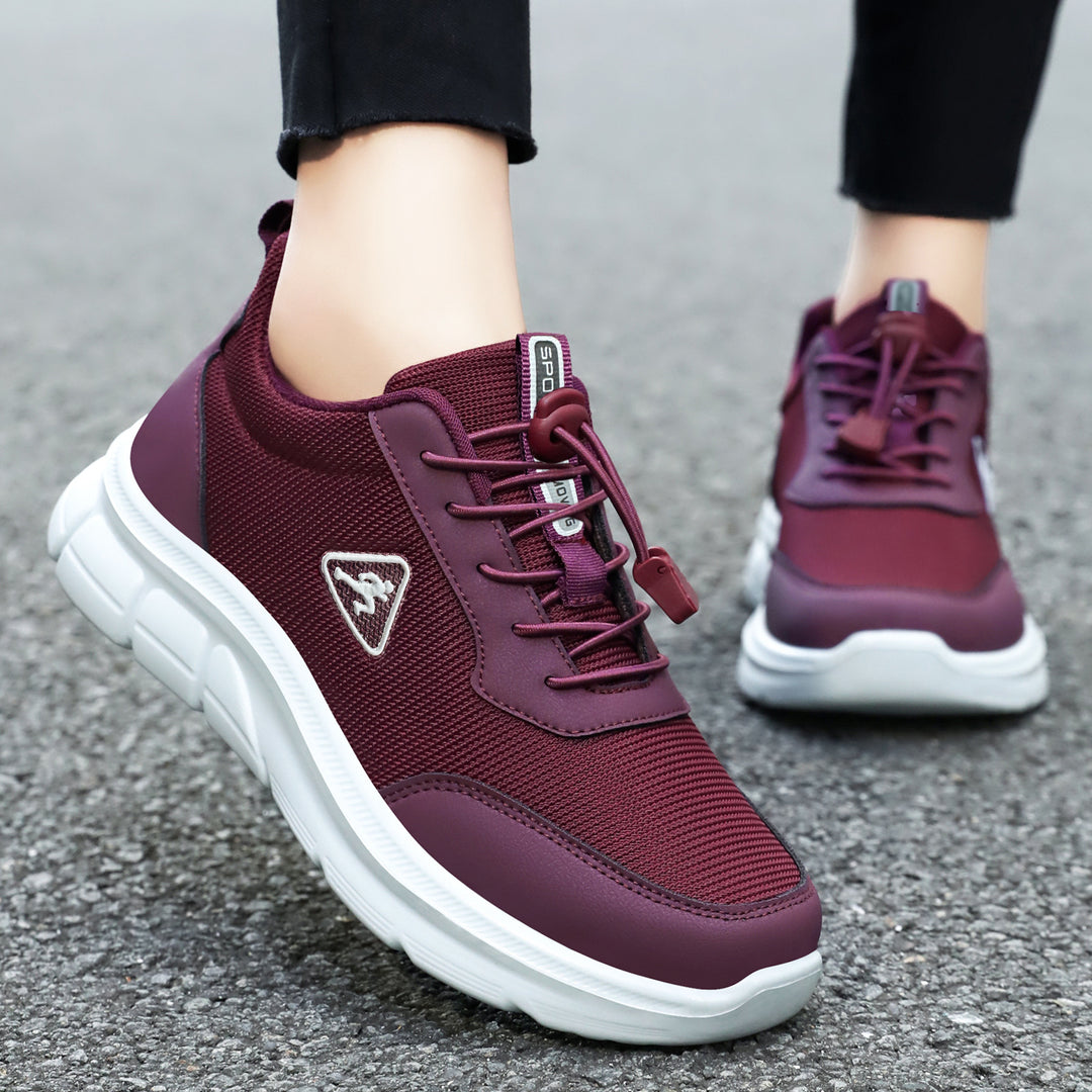 Damen Sportliche hochdämpfende Sneakers mit atmungsaktivem Obermaterial R&B