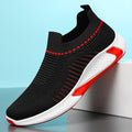 Damen Sportive Slip-On Sneakers mit elastischem Mesh-Obermaterial R&B