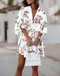 Damen Sommerkleid im lässigen Chiffon-Stil R&B