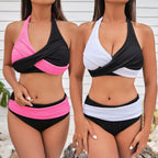 Damen Hochwertiges Wickel-Bikini-Set mit modischem Design R&B
