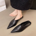 Damen Elegante Mules aus hochwertigem Kunstleder R&B
