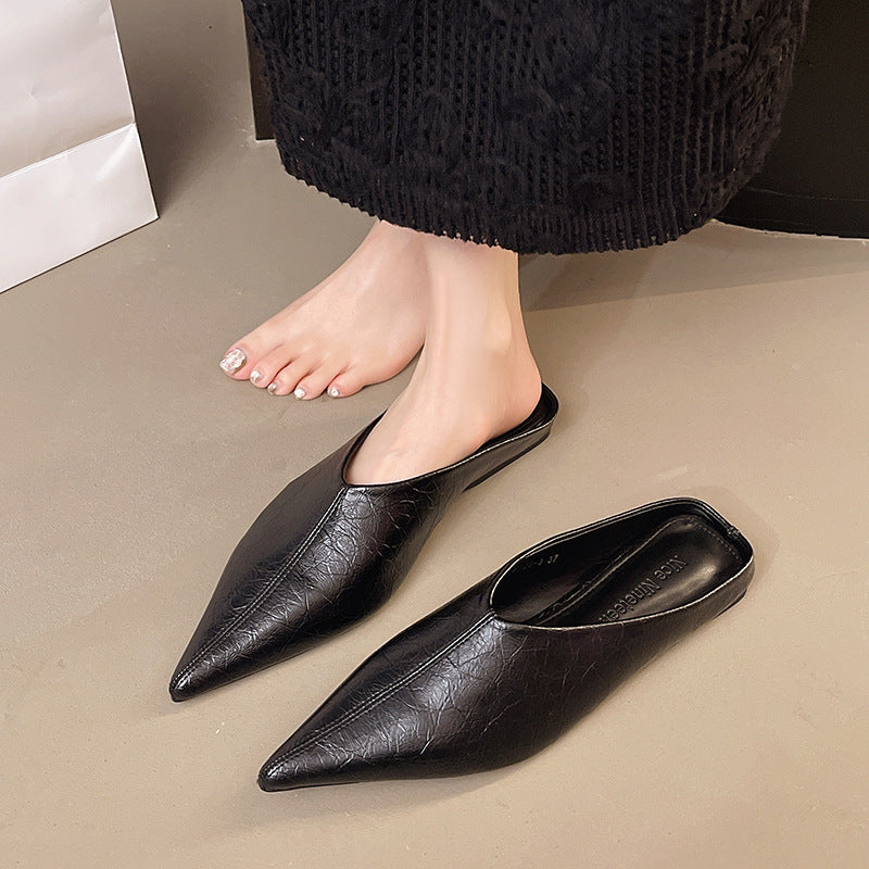 Damen Elegante Mules aus hochwertigem Kunstleder R&B