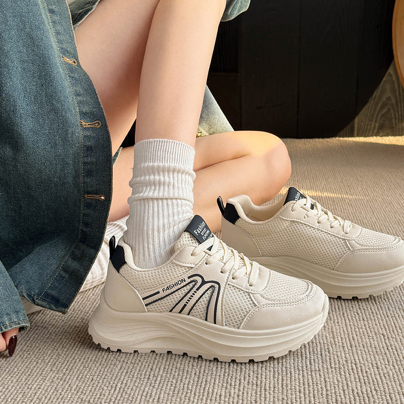 Damen Sportliche Sneakers mit atmungsaktivem Mesh-Obermaterial R&B