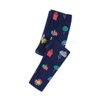 Mädchen Leggings mit buntem Tier- und Hausmuster R&B
