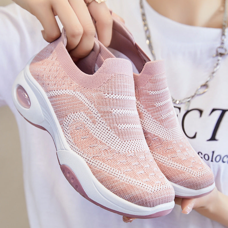 Damen Sportliche Slip-On Sneakers mit Air Cushion Technologie R&B