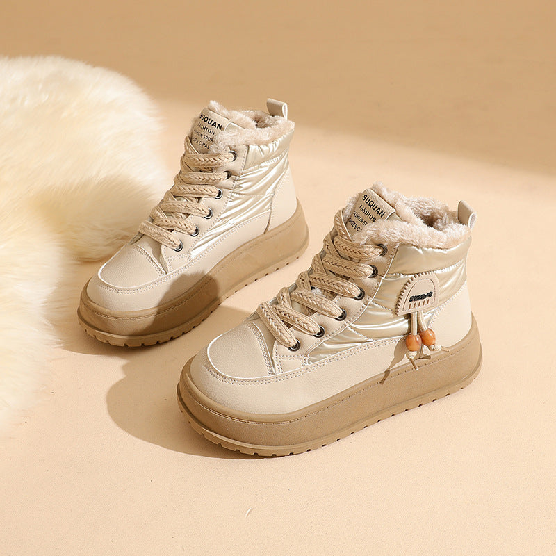 Damen High-Top Sneakers mit warmer Fütterung und rutschfester Laufsohle R&B