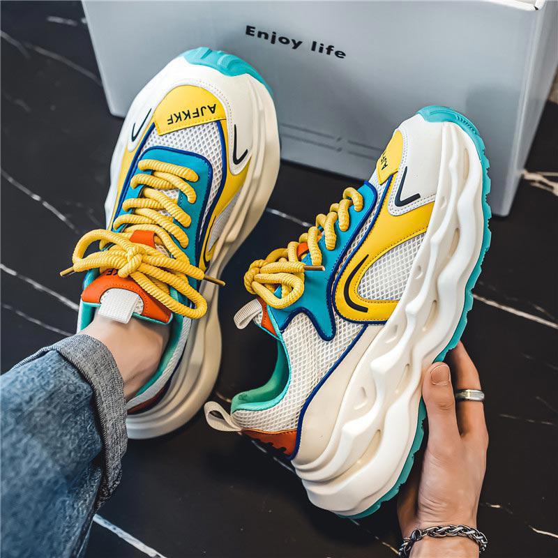 Damen Sportliche Sneakers mit atmungsaktiver Netzstruktur und flexibler Sohle R&B