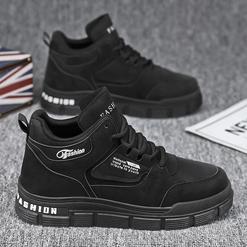 Damen Sportliche High-Top Sneakers mit dämpfendem Sohlenprofil und robuster Konstruktion