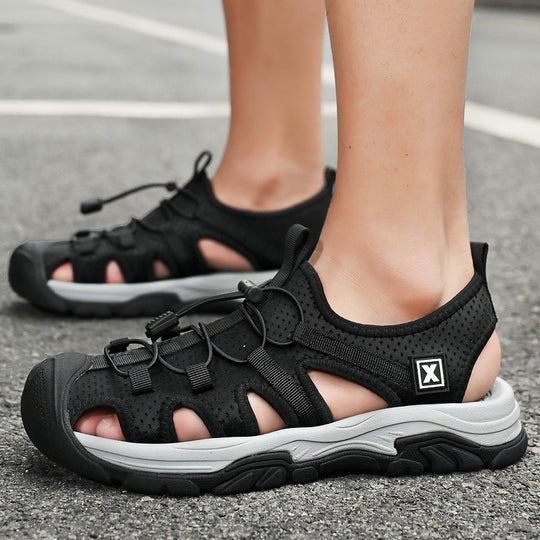 Damen Sportliche Outdoor-Sandalen mit rutschfester Sohle und atmungsaktivem Obermaterial R&B