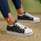 Damen Sneaker mit fransigem Obermaterial und modischer Riemenverzierung R&B