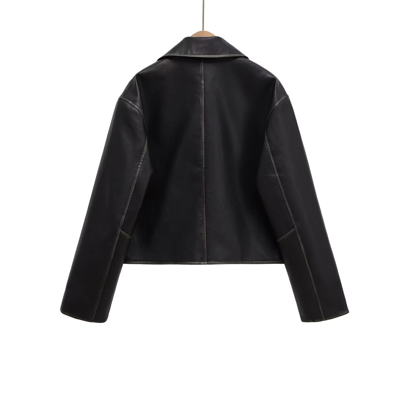 Damen Kurzgeschnittene jacke mit Taschen R&B
