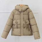 Damen Ultraleichte Pufferjacke mit verstellbarem Kapuzenkragen und praktischen Reißverschlusstaschen R&B