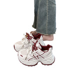 Damen Sportliche Chunky Sneakers mit atmungsaktivem Mesh-Obermaterial und rutschfestem Profil R&B