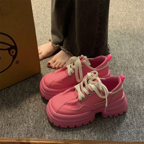 Damen Chunky Sneakers mit innovativem Dämpfungssystem und atmungsaktiver Oberflächenstruktur R&B