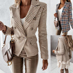 Damen eleganter Blazer mit doppelter Knopfleiste und feinen Details R&B