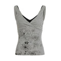 Damen Crop-Top mit floralem Design und Spaghetti-Trägern R&B